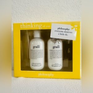 Philosophy PURE GRACE Gift Set Shampoo, Bath & Shower Gel And  Body Loti…